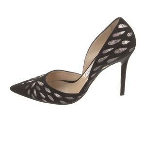Jimmy Choo Suede D'Orsay Pumps